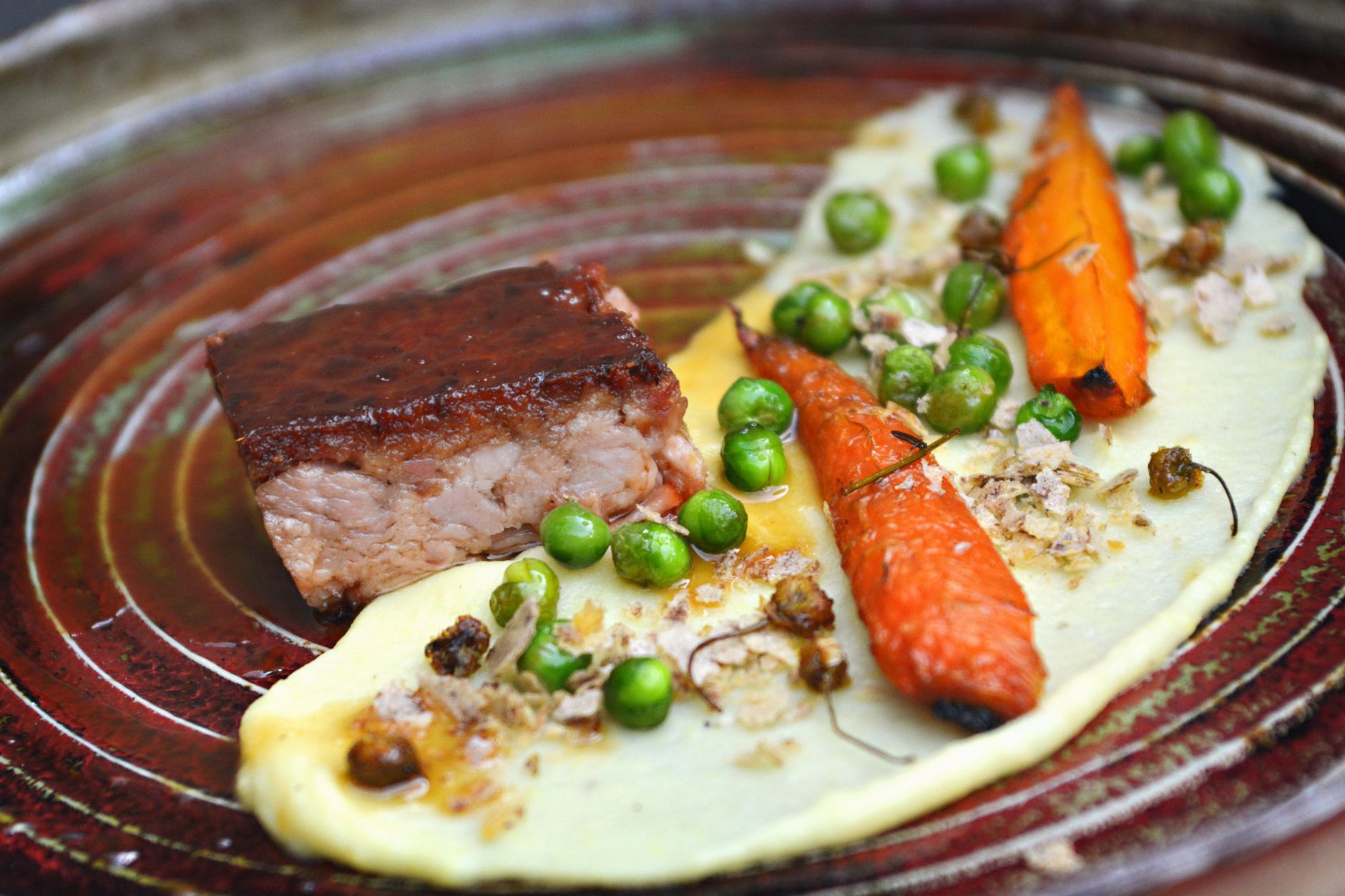 Kod & Vin signature dish plated