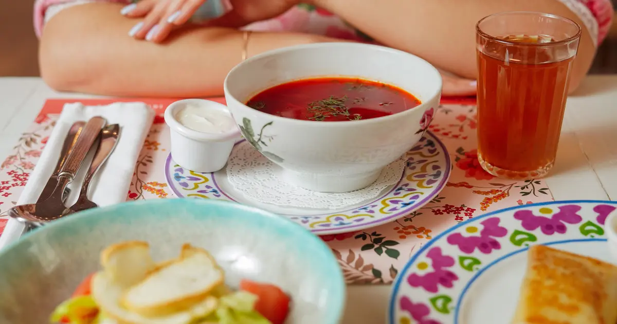 Borscht Ukraina - Kuliner Eropa